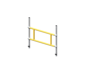 Kit de garde-corps simple face pour plate-forme de montage | © MUNK GmbH