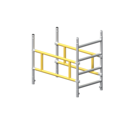 Geländer-Set 3-seitig für Montageplattform | © MUNK GmbH