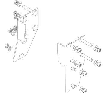 Dessin : plan de montage d'un escalier à plate-forme | © MUNK GmbH