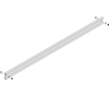 Dessin : entretoise de renfort d'un escalier à palier | © MUNK GmbH