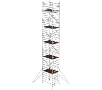 Fold. scaff. 1.80x1.35 m w.outr., pfh 9.80 m | © MUNK GmbH
