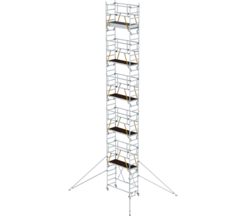 Fold. scaff. SG 1,80x0,75 m w.outr.,pf H=9,89 m | © MUNK GmbH