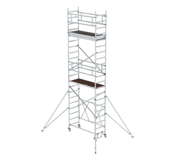 Échaf. pliant 0,75x,1,80m, av stab., ht. PF 4,80m | © MUNK GmbH