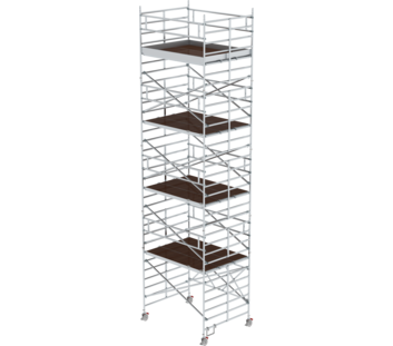 Klappgerüst mit Dreifach-Plattform und Arbeitshöhe 10,35 m | © MUNK GmbH