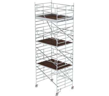 Klappgerüst mit Dreifach-Plattform und Arbeitshöhe 8,35 m | © MUNK GmbH