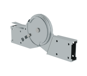 Automatik-Stahlscharnier für Gerüstklapprahmen | © MUNK GmbH