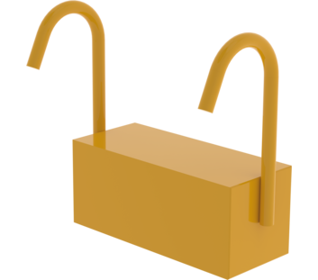 Ballast weight 10.0 kg yellow | © MUNK GmbH