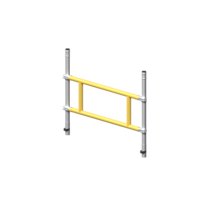 Kit de garde-corps simple face pour plate-forme de montage | © MUNK GmbH