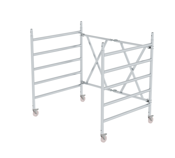 Klapprahmeneinheit Lenkrollen & Feststellbr. 1,35m | © MUNK GmbH