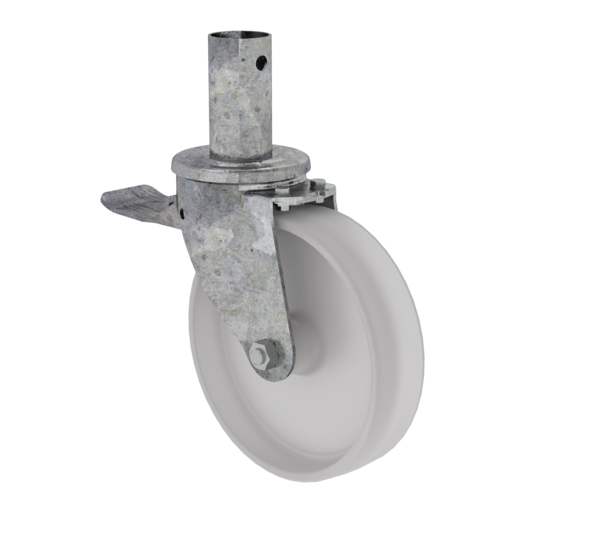 Castor w. parking brake and pin Ø 200mm | © MUNK GmbH