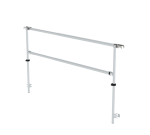 Montage-Sicherungs-Geländer teleskopierbar bei 2450 mm | © MUNK GmbH