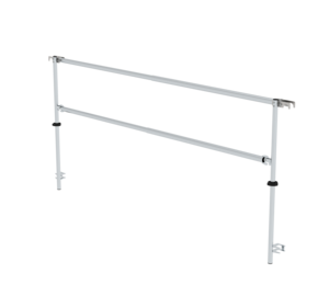 Montage-Sicherungs-Geländer teleskopierbar bei 3000 mm | © MUNK GmbH