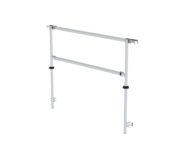 Montage-Sicherungs-Geländer teleskopierbar bei 1800 mm | © MUNK GmbH