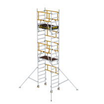 Echafaudage SG unipersonnel FlexxTower avec garde-corps avancé | © MUNK GmbH