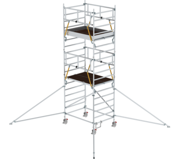 Éch. roul. SG 1,80x1,35 m av stab. & PF x2, H. PF 4,47 m | © MUNK GmbH