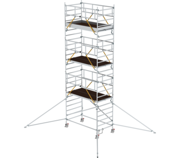 Éch. roul. SG 2,45x1,35 m av stab. & PF x2, H. PF 6,43 m | © MUNK GmbH