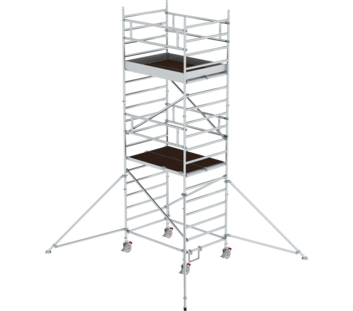 Rollgerüst 1,35x1,80m m. Ausl. & Dp-PF PF-H 4,35m | © MUNK GmbH