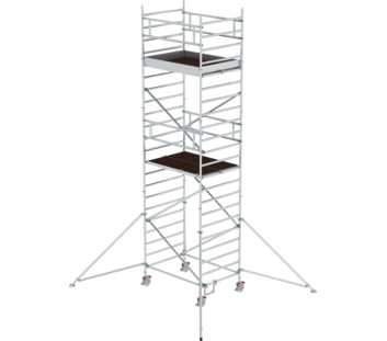 Mob. scaff. 3.0x1.35m with outr/db.pf, pfh 4.35m | © MUNK GmbH