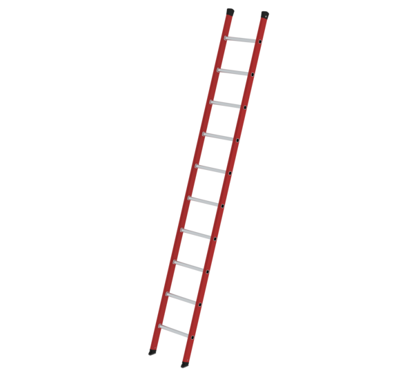Straight ladder RFG/alu w/o stab., 10 rungs | © MUNK GmbH