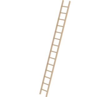 Échelle d’appui en bois sans trav., 14 barreaux | © MUNK GmbH