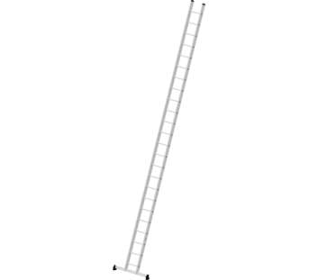 Straight ladder w. nivello stabiliser, 24 rungs | © MUNK GmbH