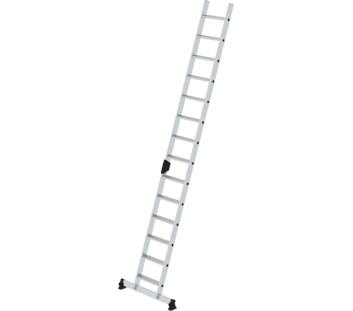 Single stepladder with nivello® traverse 14 steps | © MUNK GmbH