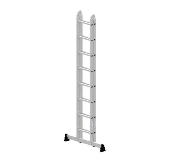 Folding ladder 2-sec.w.nivello stab. 2x8 rungs | © MUNK GmbH