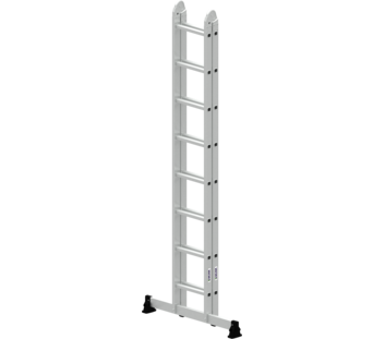 Folding ladder 2-sec.w.nivello stab. 2x8 rungs | © MUNK GmbH