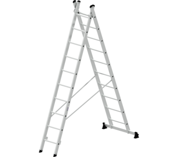 Multi-purp. ladder 2-sec.w.nivello stab. 2x10 rgs | © MUNK GmbH