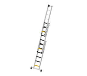 Multi-purpose ladder with steps, 3-section | © MUNK GmbH