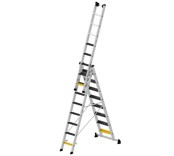 Échelle polyvalente à marches en 3 parties | © MUNK GmbH
