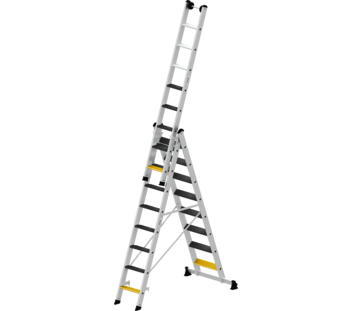 Multi-purpose ladder with steps, 3-section | © MUNK GmbH