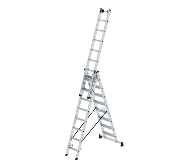 Multi-purpose ladder with steps, 3-section | © MUNK GmbH
