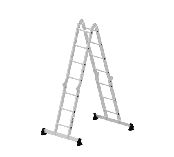 VZ-Leiter 4-tlg. m. nivello-Trav. 2x3 + 2x4 Sp.  | © MUNK GmbH