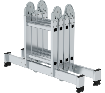 VZ-Leiter 4-tlg. m. nivello-Trav. 4x2 Sp., 4x2 Sp. | © MUNK GmbH