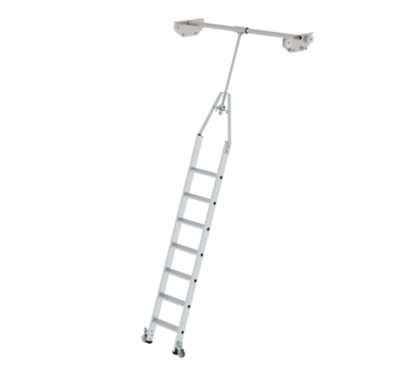 Shelf ladder rotating for double shelf, 7 steps | © MUNK GmbH