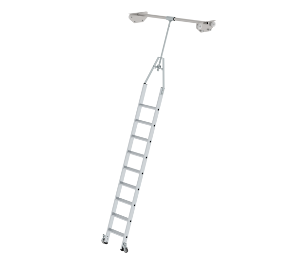 Shelf ladder rotating for double shelf, 9 steps | © MUNK GmbH