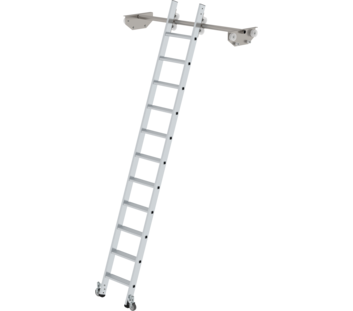 Shelf ladder mobile for double shelf, 11 steps | © MUNK GmbH