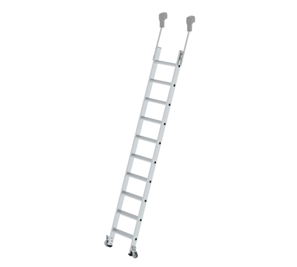 Step shelf ladder, mobile, 10 steps | © MUNK GmbH