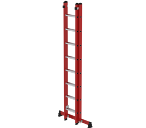 2-section extension ladder GRP / aluminium traverse 2x8 | © MUNK GmbH