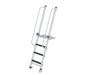Pit ladder with 4 steps incl. PF and handrails | © MUNK GmbH