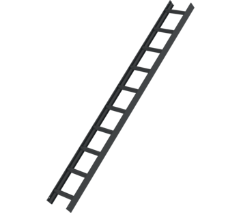 Roof ladder, anthracite grey, 10 rungs | © MUNK GmbH