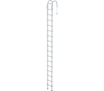 Rung mast hanging ladder, 4.94 m, 16 rungs | © MUNK GmbH