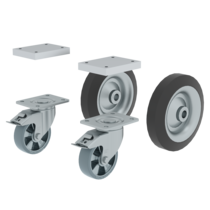 Roulettes électriquement conductrices pour échelle de camion-citerne | © MUNK GmbH