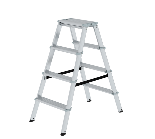 ML double-sided step ladder, 2-sided acc., 2x4 st | © MUNK GmbH