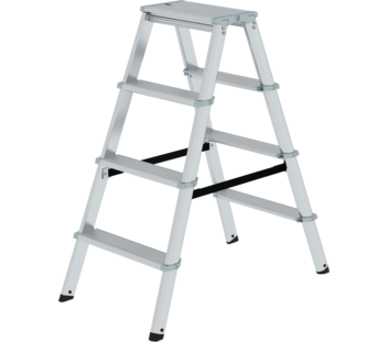 ML double-sided step ladder, 2-sided acc., 2x4 st | © MUNK GmbH
