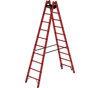 Double-sided rung ladder, RFG, 2x10 rungs | © MUNK GmbH
