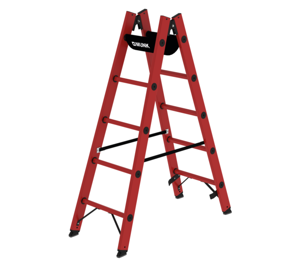 Sprossen-Stehleiter GFK, 2x5 Sprossen | © MUNK GmbH