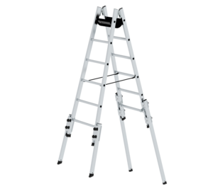 Aluminium Stehleiter, 2x6 Sprossen | © MUNK GmbH