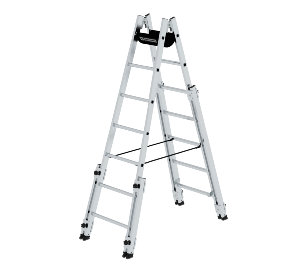 Aluminium Stehleiter, 2x7 Sprossen | © MUNK GmbH